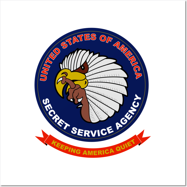 US Secret Service Agency Keeping America Quiet Wall Art by Meta Cortex